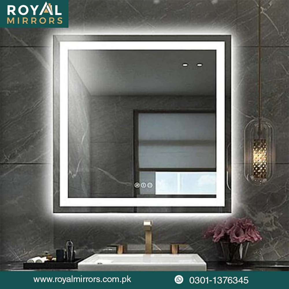 Square Smart Touch LED Mirrors, Led Smart Mirror,