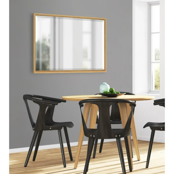 Kate and Laurel Calter Framed Square Mirror, 28 x 28, Gold - Image 2