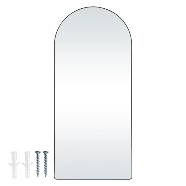 KFFKFF Arched Full Length Mirror 71'' x 32'' Full Body Mirror Standing Hanging - Image 5