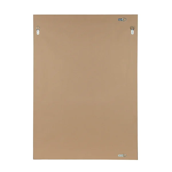DesignOvation - Beatrice Framed Decorative Rectangle Wall Mirror, 27 x 39, Walnut Brown - Image 2