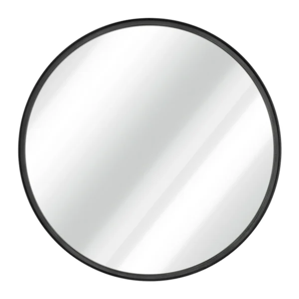 HBCY Creations Black Circle Wall Mirror 30 Inch Black Round Wall Mirror for Entryways, Washrooms, Living Rooms - Image 3