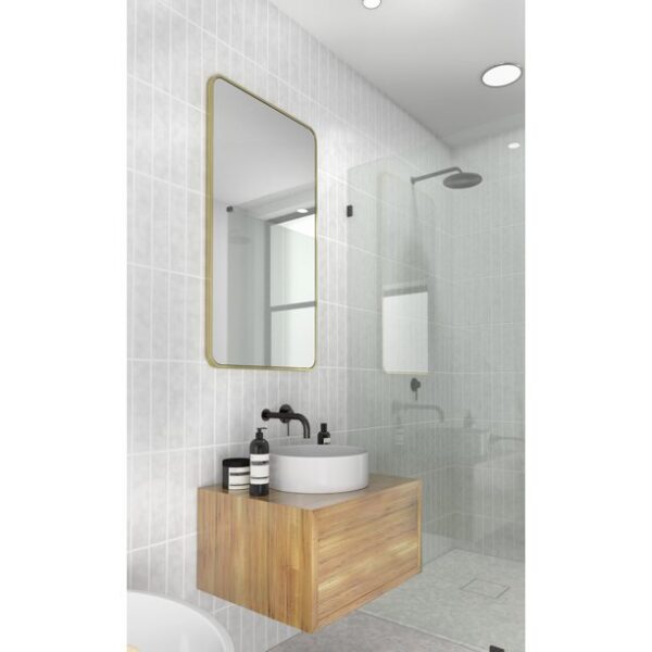 Trinity 40 in. x 22 in. Square Radius Mirror - Image 2