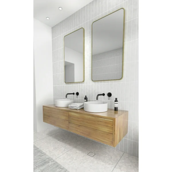 Trinity 40 in. x 22 in. Square Radius Mirror - Image 3
