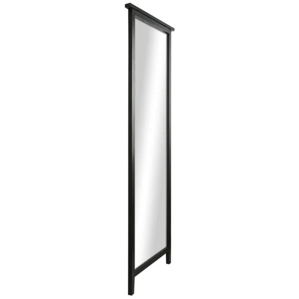 Better Homes & Gardens 24x68 Rectangular Black Finish Footed Floor Mirror - Image 2