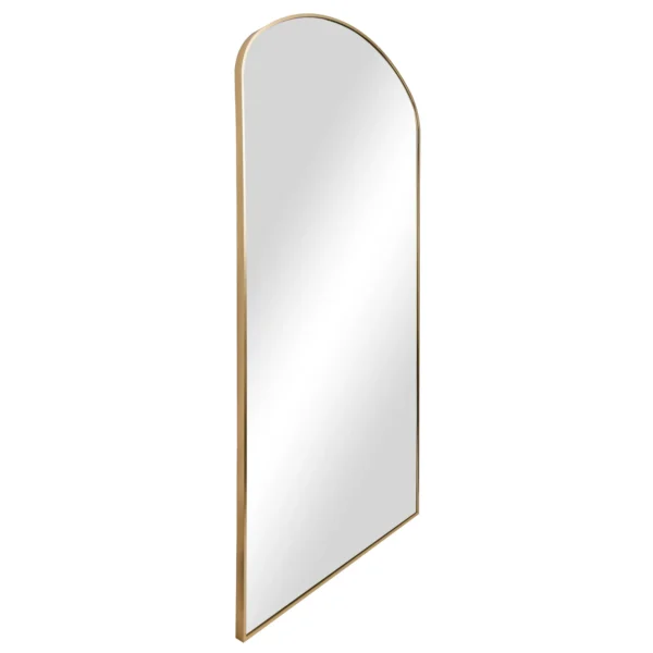 Better Homes and Gardens 30x60 Brushed Gold Aluminum Arch Mirror - Image 2
