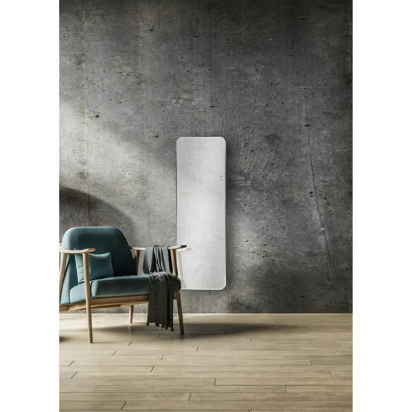Better Homes & Gardens Aluminum 17x53 Rounded Rectangular Silver Finish Mirror - Image 3