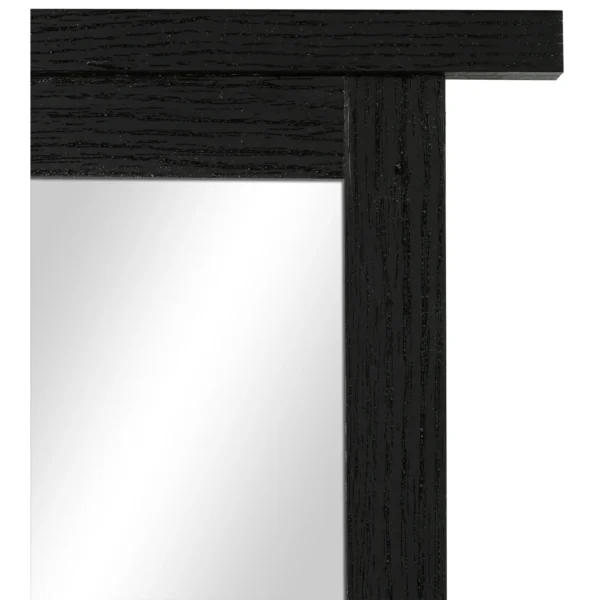 Better Homes & Gardens 24x68 Rectangular Black Finish Footed Floor Mirror - Image 4