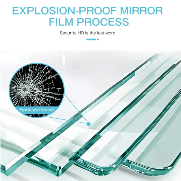 47" x 22" Modern Rectangle Full Length Mirror Floor Mirror with Bracket,Black - Image 2