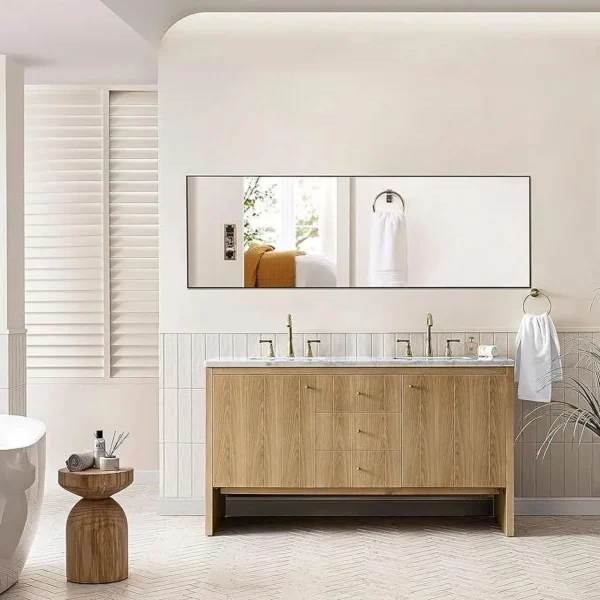 Rectangle Metal Wall Mirror - Image 3