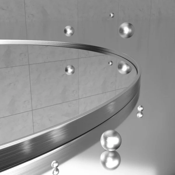 Umbra Beveled Oval Mirror - Image 3