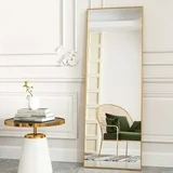 BEAUTYPEAK Full Length Mirror 58"x18" Rectangle Body Dressing Floor Mirrors, Gold - Image 4