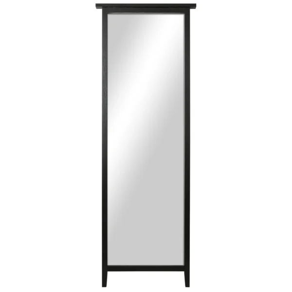 Better Homes & Gardens 24x68 Rectangular Black Finish Footed Floor Mirror - Image 5