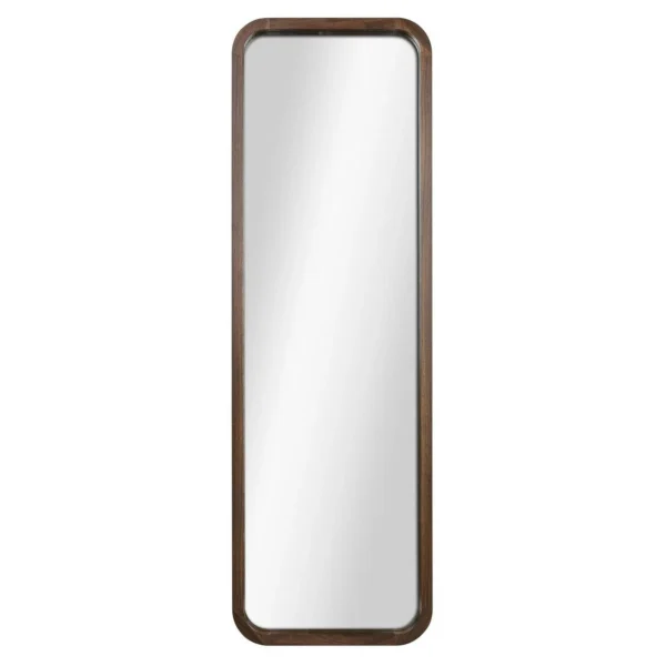 Mainstays 17" x 53" Walnut Wall Mirror - Image 5