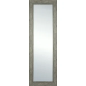 Mainstays Full-Length Rectangular Mirror, 17Inx53In, Rustic Grey