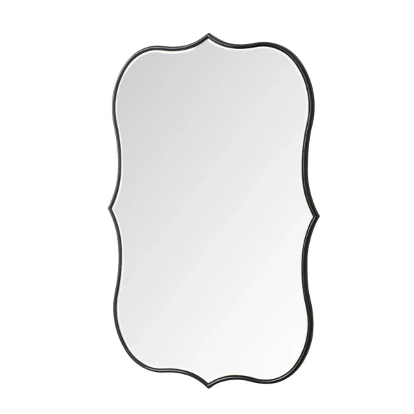 SHYFOY Irregular Wall Mirror with Metal Frame, Perfect for Living Room & Bedroom Decor - Antique Bronze Finish - Image 3