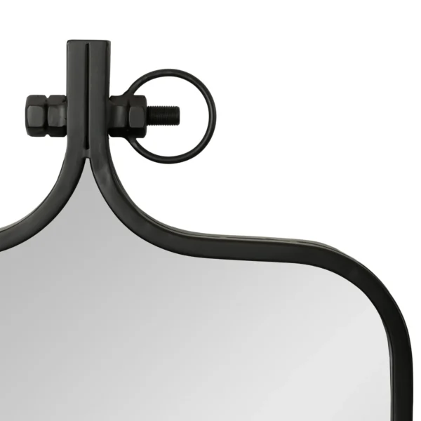 Kate and Laurel Yitro Modern Rectangle Panel Mirror, 16 x 48, Black, Decorative Industrial Full-Length Mirror for Bathroom Wall Decor - Image 7