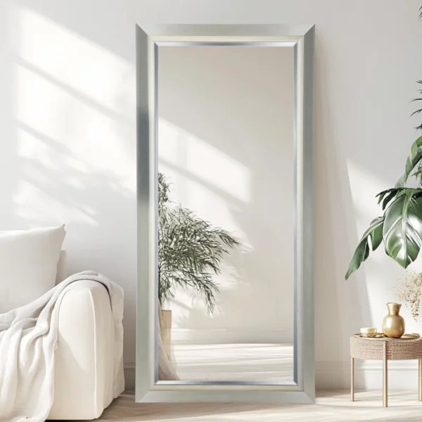 Tall Oversized Full Length Mirror-Color:Bevelled Champagne