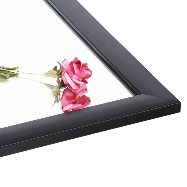 ZENSTYLE 24" x 36" Rectangle Wall Mirror Bathroom Makeup Vanity Mirror Black - Image 7