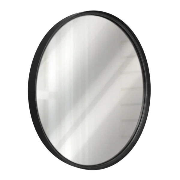 HBCY Creations Black Circle Wall Mirror 30 Inch Black Round Wall Mirror for Entryways, Washrooms, Living Rooms - Image 7