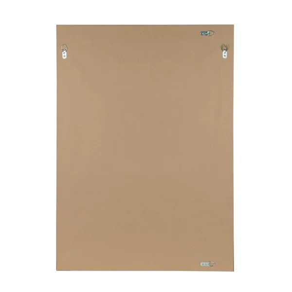 DesignOvation Bosc Framed Decorative Rectangle Wall Mirror, 27.5x39.5 White - Image 4