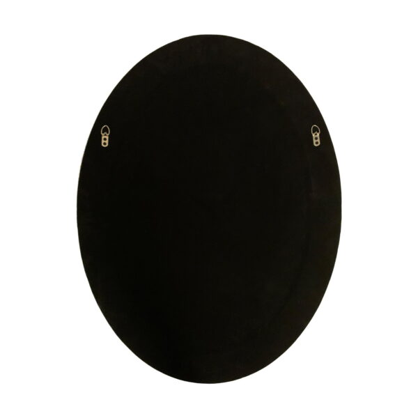 Radiance Goods Vertical Hanging Seashell Finish Oval Framed Wall Mirror 35" Height - Image 8